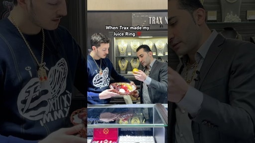 When Trax Made My Juice Ring 🙏 #traxnyc #shorts