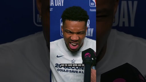 Giannis weighs in on Messi vs Ronaldo ⚽