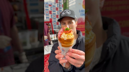 Trying all the best food at the Bryant Park Winter Village in NYC
