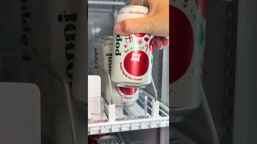 my dream fridge! cranberry fizz is back for the holidays! ❤️ #poppi #shortsfeed #shortsvideo #shorts