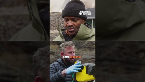 Most people run away from explosions. Kim walks calmly towards them. #bombdisposal #explosive