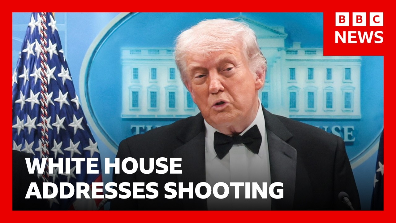 Trump confirms Secret Service agent was shot at White House Correspondents' Dinner | BBC News