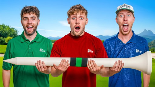 BIG WEDGE TEE FLIP GOLF CHALLENGE!