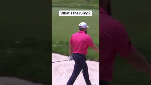 Who knows the golf rule on this? #Golf #LIVgolf