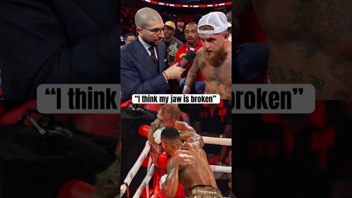 Jake Paul after the fight vs. Anthony Joshua 😬 Only on @Netflix