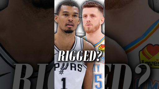 The OKC Thunder VS Spurs Series Is RIGGED 😭 #shorts