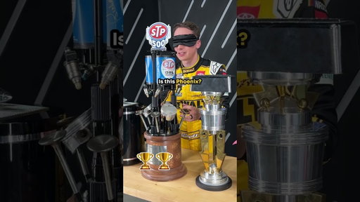 Can Christopher Bell guess NASCAR trophies while blindfolded? 🤣