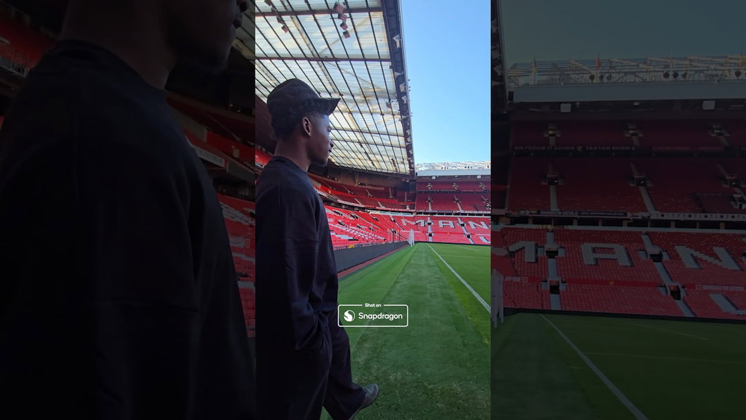 A First Look At Old Trafford For Carlos Baleba 😍