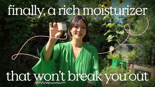 i spent 3 years making this moisturizer made from strawberry waste and it's fully home compostable