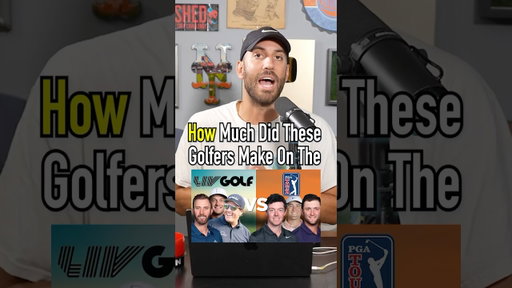 How Much Money Did These Players Make On PGA vs LIV?? #golf #pga #shorts #liv #money