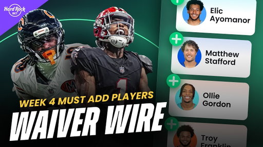 Fantasy Football Waiver Wire Pickups | Must-Have Players to Add (Week 4)