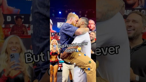 Jake Paul faces off with Anthony Joshua 😬