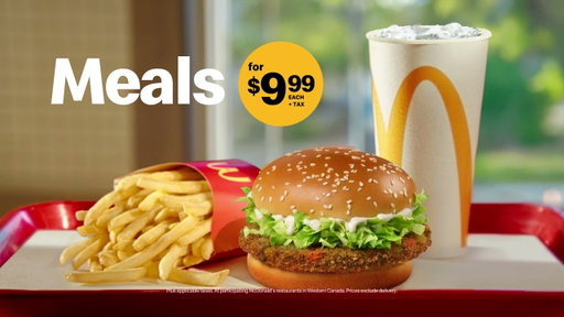 Your fave meals for less (for $9.99 each + tax)