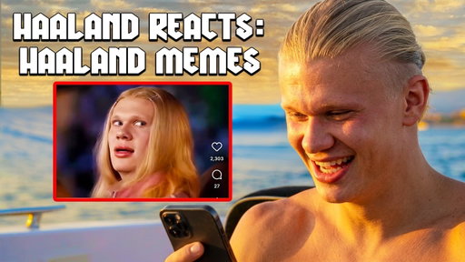 Erling Haaland Reacts: FUNNIEST Haaland Memes!