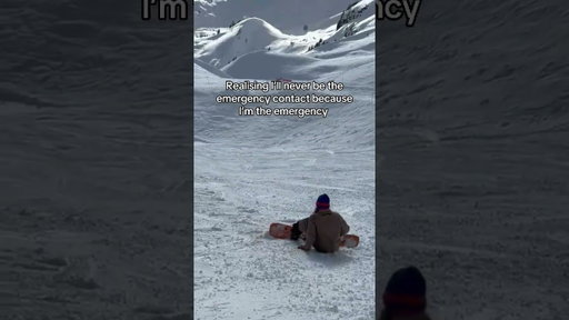 The joys of snowboarding
