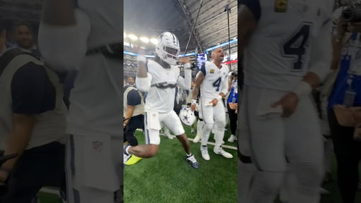 here we goooo 🕺#DallasCowboys #NFL #DakPrescott #dance #huddle #football #shorts