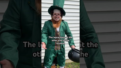 The leprechaun at the other end of the rainbow! #shorts