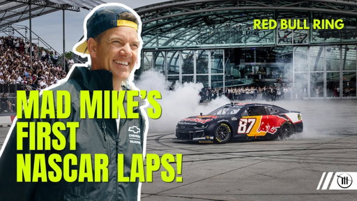 From Drift Legend to NASCAR?! Mad Mike SHREDS the Trackhouse Camaro