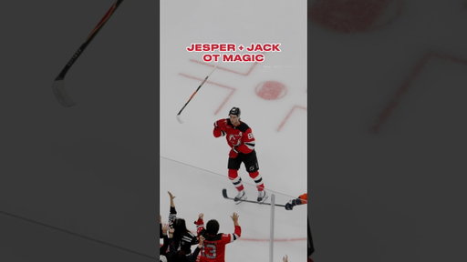 Can’t keep him wrapped up. #njdevils #jackhughes #jesperbratt #devilsvsflyers #hockey #hockey #nhl