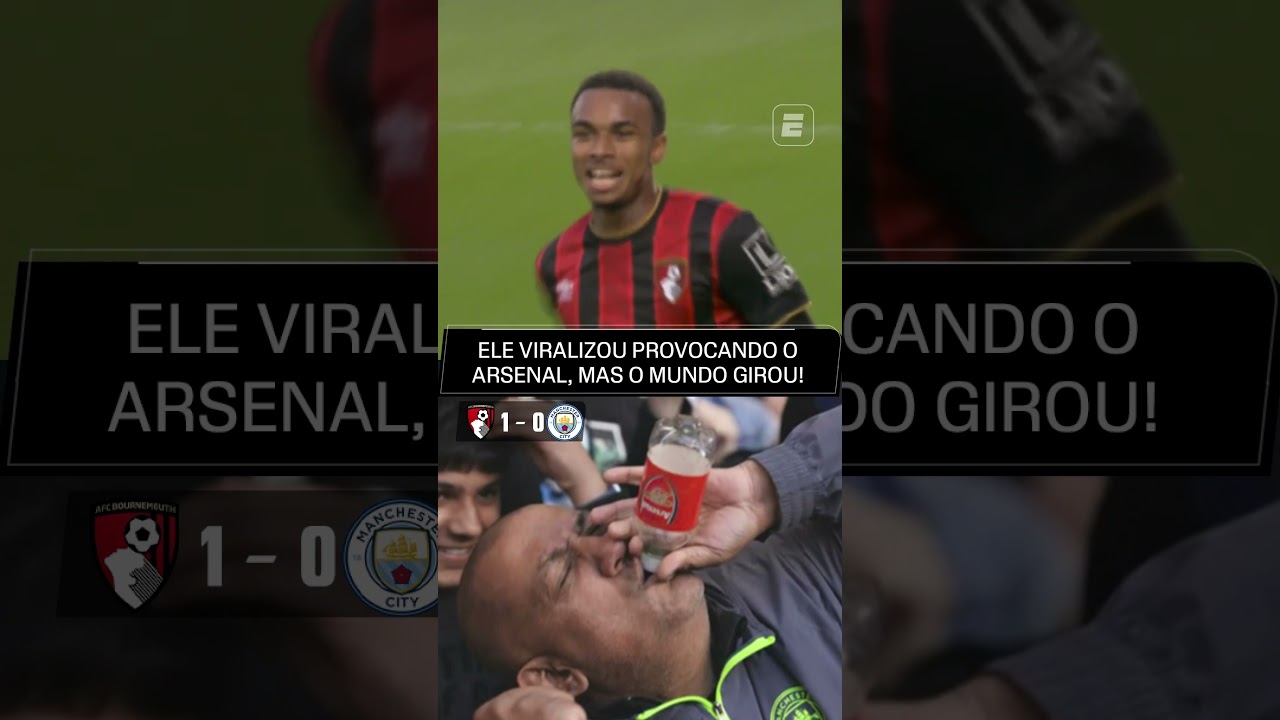 ELE VIRALIZOU PROVOCANDO O ARSENAL, MAS... #shorts