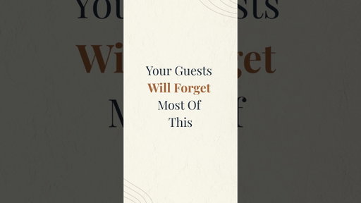Two moments dictate the entire review. #peakendrule  #GuestExperience #propertymanagement