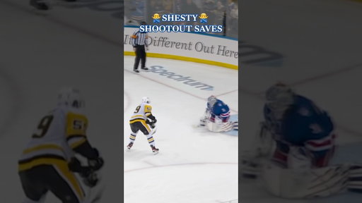 Shesty said 🙅‍♂️🙅‍♂️🙅‍♂️ #igorshesterkin #nyrangers #nhl #hockey #save
