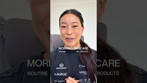 Morning skincare routine at 37