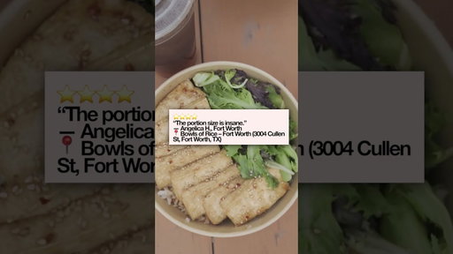 Straight from an actual customer review,...  #bowlsofrice #dallaseats