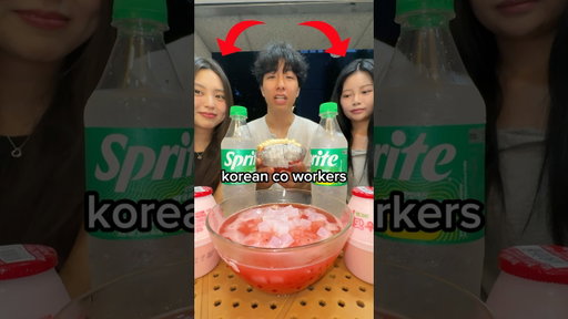 making hwachae at 3 AM in KOREA 😅 #short #korea