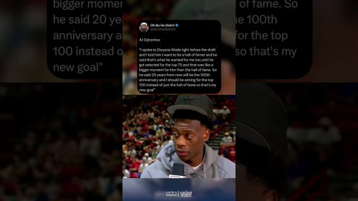 AJ Dybantsa is never going to settle for anything less than greatness   (🎥 ohnohedidnt24/X)