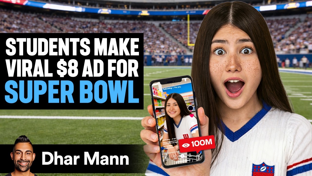 Students Make VIRAL $8 AD For SUPER BOWL | Dhar Mann Studios