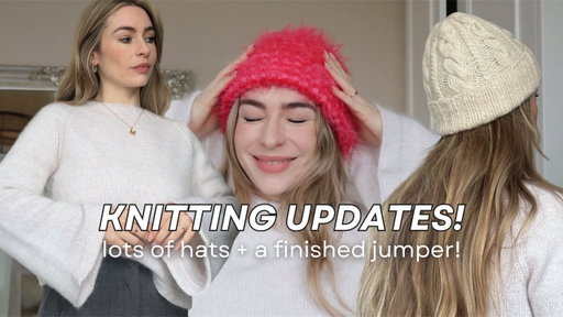 1st Knit Podcast of the year | Cable Cardigan + Finished WIPS