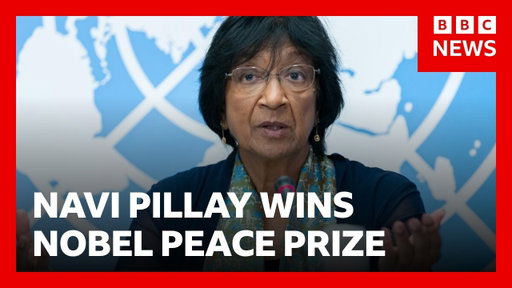 Navi Pillay wins Nobel Peace Prize 2026 | BBC News