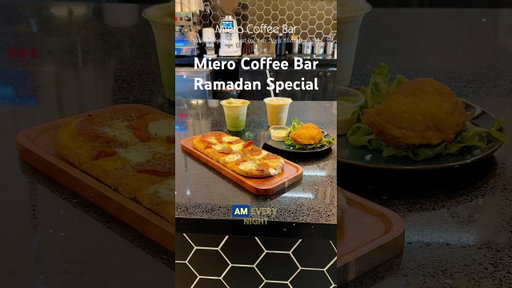 Miero Coffee Bar honors Ramadan - Special Halal Menu and Late Hours 1AM #seattlecafes #seattlefood
