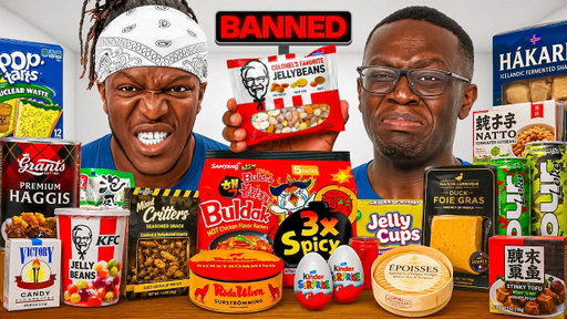 WE TRIED EVERY BANNED SNACK (ft. KSI)