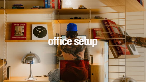 Office Makeover - Installing String Furniture Shelves