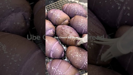 Ube salt bread!! #viralbaking #saltbread