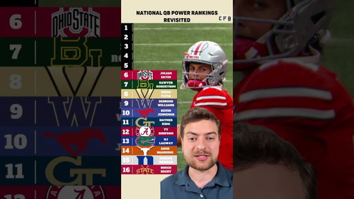 Which QB was the biggest disappointment this year?