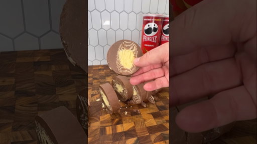 Chocolate Pringles Block #shorts