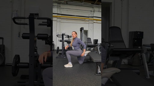 Bulgarian split squat tweak! #fitness #tutorial #strengthtraining