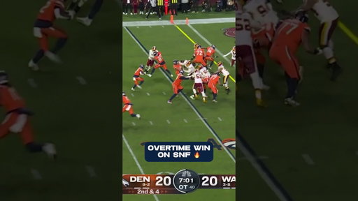 SNF moments that locked the OT win 👀 #broncos #ot #overtime #snf #denverbroncos