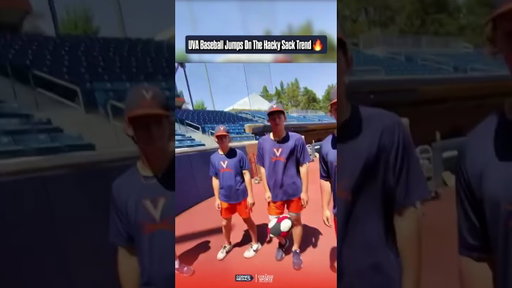 Some ELITE hacky sack skills from UVA Baseball 🔥🎥: hoo.sack / IG