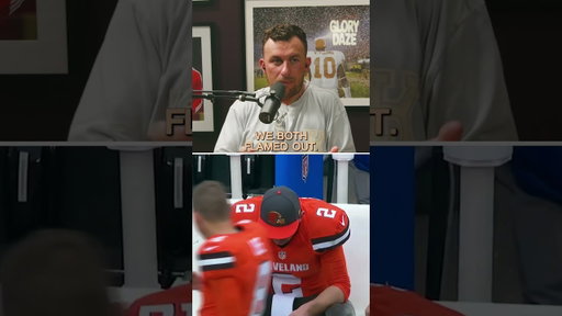 Johnny Manziel & Braylon Edwards chop up their time with the Browns…