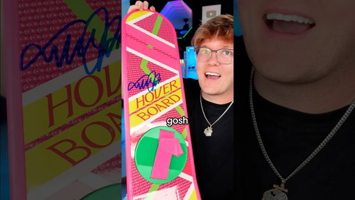 I Got a REAL Back to the Future Hoverboard!