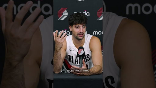 Deni Avdija on sharing Damian Lillard's dream to win a championship in Portland.