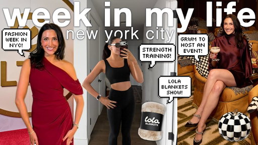 WEEK IN MY LIFE in the CITY! booked + busy in NYC… highs and lows of life