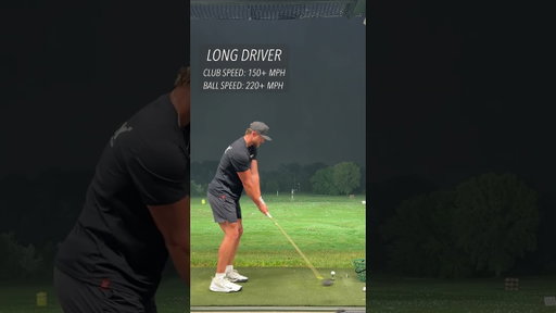 45 3/4” setup vs 48” setup… obviously different swing intensities as well. #golf #golfswing #sports