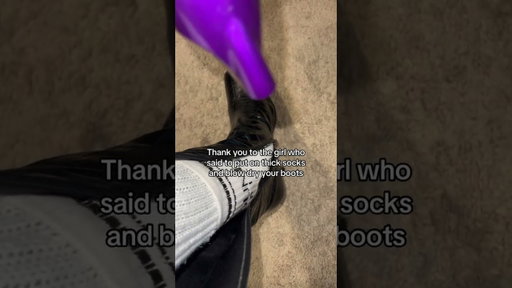 This is my new favorite fashion hack or shoe hack if you have boots that have a tight toe box