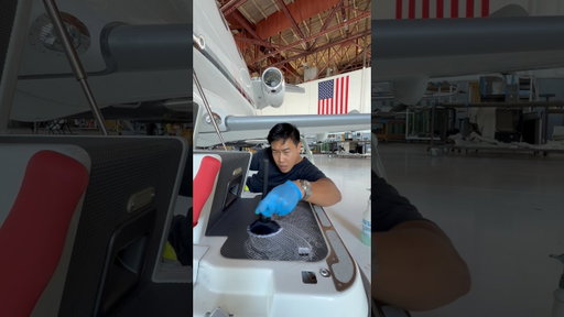 I started a cleaning company #aircraftdetailing