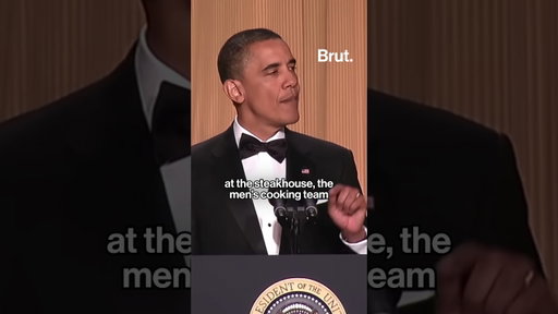Obama roasts Trump at the 2011 White House Correspondents' Dinner.